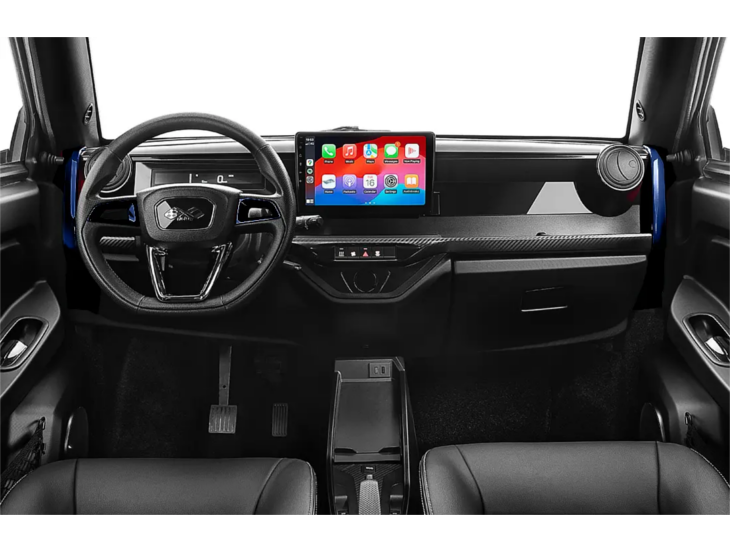 blauw interieur