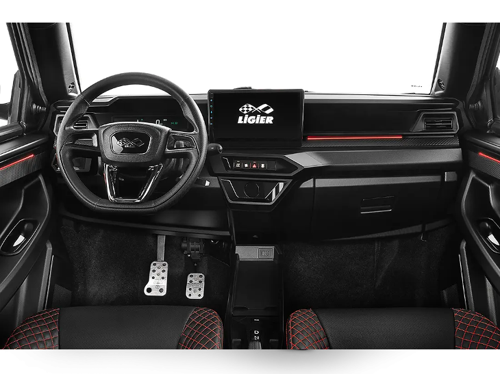 Asphalt grey interieur