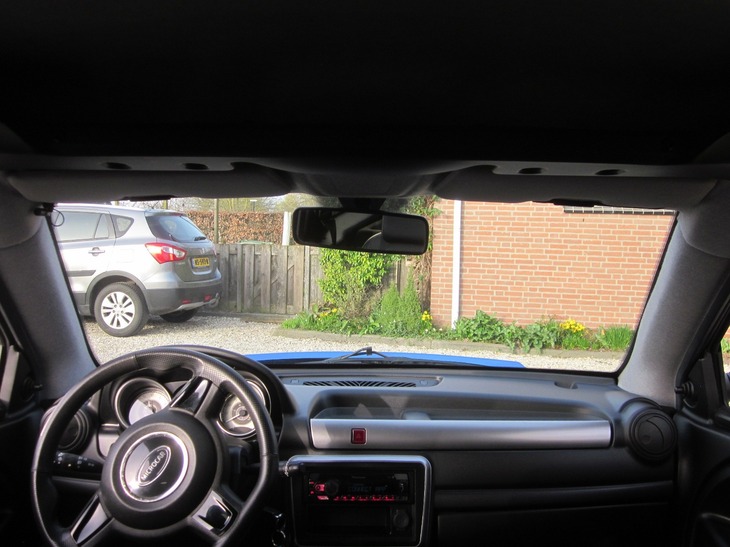 Dashboard in de Microcar