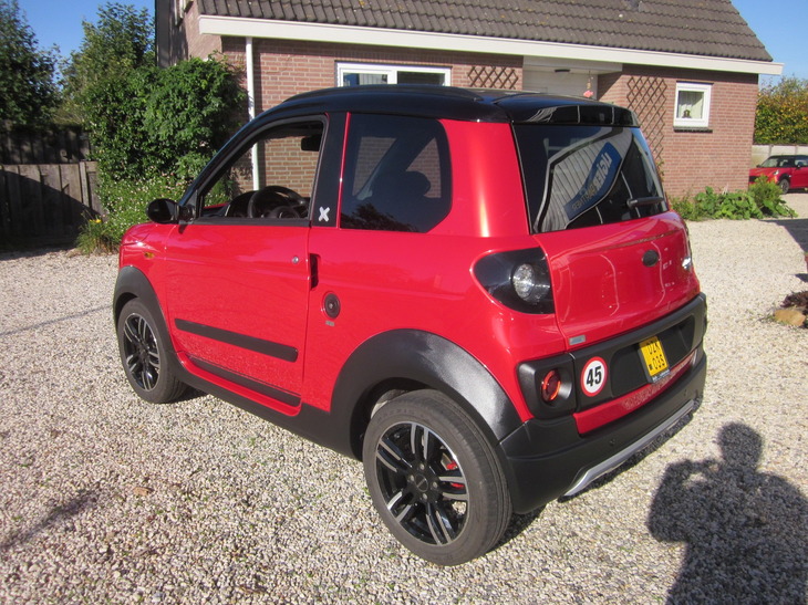 diep rode 45-km auto