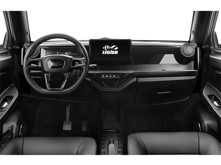 zwart interieur