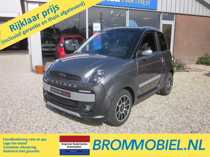 Microcar MGo Highland handbediening