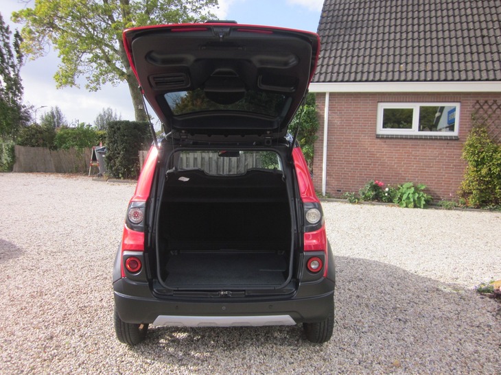 Ruime kofferruimte in de Microcar