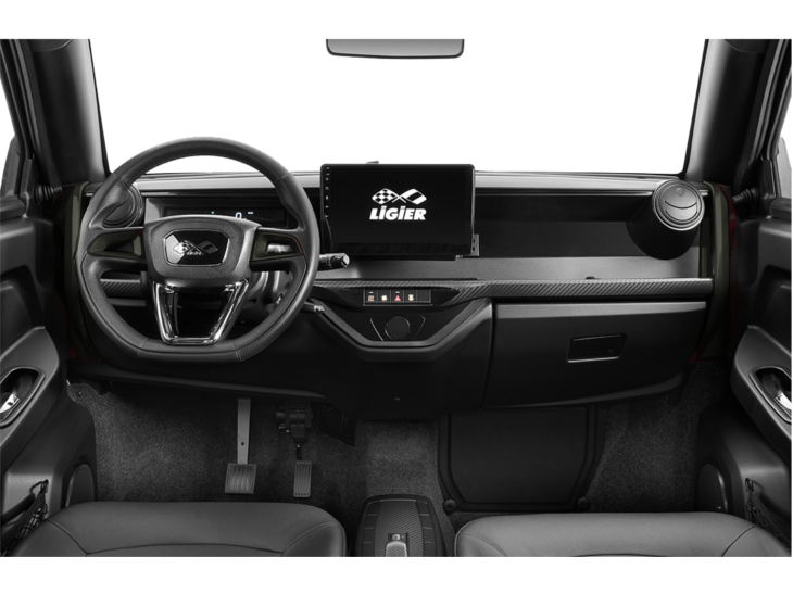 Zwart interieur